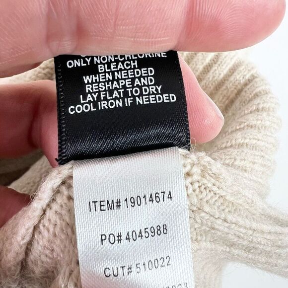 Torrid Sweater Womens 4x White Brown Heathered Ribbed Crew Neck Long Sleeve - Picture 7 of 8